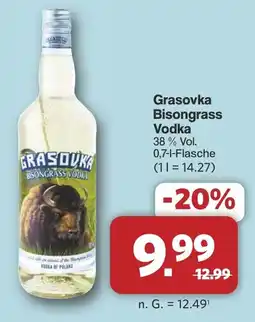 Famila Nord West Grasovka Bisongrass Vodka Angebot
