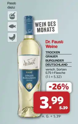 Famila Nord West Dr. Faust Weine Angebot