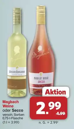 Famila Nord West Maybach Weine oder Secco Angebot