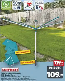 Famila Nord West LEIFHEIT Wäscheschirm Linomatic 500 Deluxe Cover Angebot
