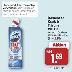 Famila Nord West Domestos Kraft & Frische WC Gel Angebot
