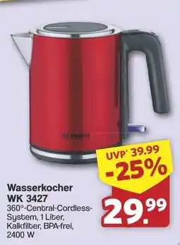Famila Nord West SEVERIN Wasserkocher WK 3427 Angebot