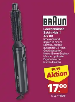 Famila Nord West BRAUN Lockenbürste Satin Hair 1 AS 110 Angebot