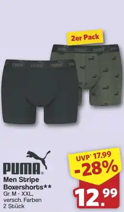 Famila Nord West PUMA Men Stripe Boxershorts Angebot