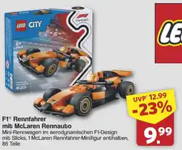 Famila Nord West LEGO F1 Rennfahrer mit McLaren Rennauto Angebot