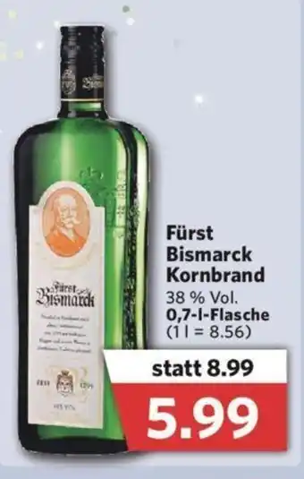 Combi Fürst Bismarck Kornbrand 0,7L Angebot