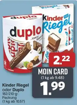 Famila Nord West Kinder Riegel oder Duplo Angebot