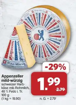 Famila Nord West Appenzeller mild-würzig Angebot