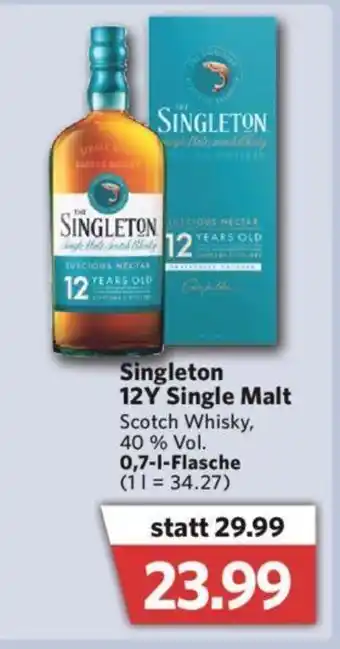 Combi Singleton 12Y Single Malt 0,7L Angebot