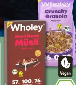 REWE Wholey Good mood Müsli vegan Angebot