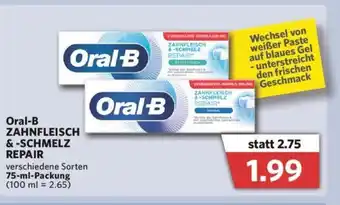 Combi Oral B Zahnfleisch & Schmelz Repair 75ml Angebot