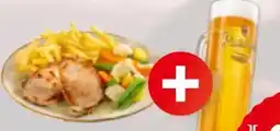 XXXLutz XXXL Schweinerücken mit Pommes frites und Gemüse Angebot