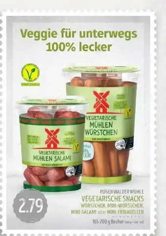 Edeka Struve Rügenwalder Mühle Vegetarische Snacks Würstchen, Mini-würstchen, Mini-salami Oder Mini-frikadellen Angebot