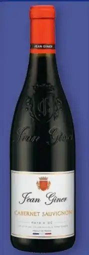 Aldi Nord Jean Giner Cabernet Sauvignon Pays d’Oc Angebot