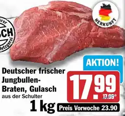 HIT Deutscher frischer Jungbullen Braten, Gulasch Angebot