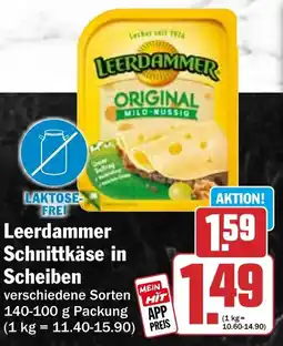 HIT Leerdammer Schnittkäse in Scheiben Angebot