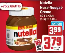 HIT Nutella Nuss-Nougat- Creme Angebot