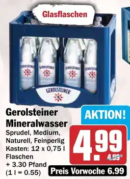 HIT Gerolsteiner Mineralwasser Angebot