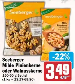 HIT Seeberger Milde Pinienkerne oder Walnusskerne Angebot