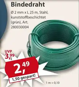 Sonderpreis Baumarkt Bindedraht Angebot