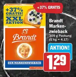 HIT Brandt Markenzwieback Angebot