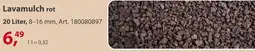 Sonderpreis Baumarkt Lavamulch rot Angebot