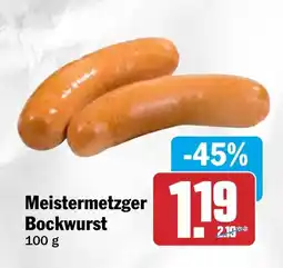 HIT Meistermetzger Bockwurst Angebot