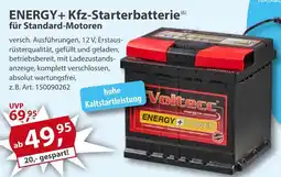Sonderpreis Baumarkt ENERGY+ Kfz-Starterbatterie für Standard-Motoren Angebot