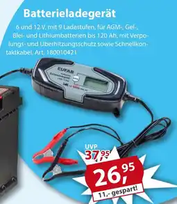 Sonderpreis Baumarkt EUFAB Batterieladegerät Angebot
