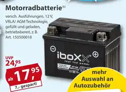Sonderpreis Baumarkt Motorradbatterie Angebot
