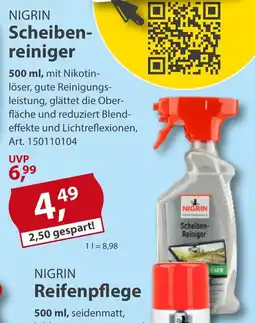 Sonderpreis Baumarkt NIGRIN Scheibenreiniger Angebot