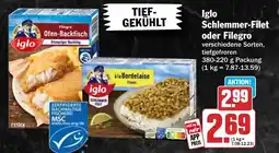 HIT Iglo Schlemmer Filet oder Filegro Angebot
