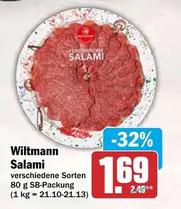 HIT Wiltmann Salami Angebot