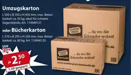 Sonderpreis Baumarkt Umzugskarton oder Bücherkarton Angebot