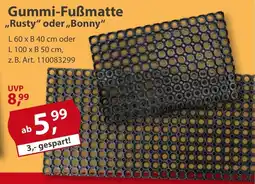 Sonderpreis Baumarkt Gummi-Fuẞmatte ,,Rusty" oder „Bonny" Angebot