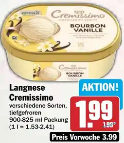 HIT Langnese Cremissimo Angebot