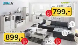 XXXLutz Hom'in und carryhome wohnwand Angebot