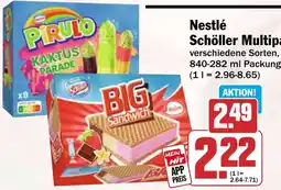 HIT Nestlé Schöller Multipackungen Angebot
