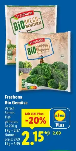 Lidl Freshona bio brechbohnen Angebot