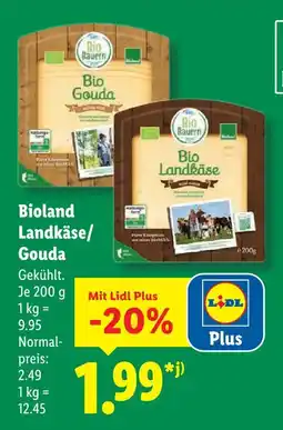 Lidl Bioland landkäse Angebot