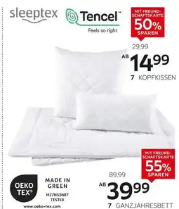 XXXLutz Sleeptex kopfkissen Angebot