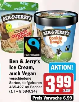 HIT Ben & Jerry's Ice Cream, auch Vegan Angebot