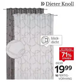XXXLutz Dieter knoll fertigvorhang „mirage“ Angebot