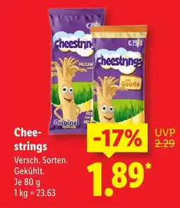 Lidl Cheestrings original Angebot