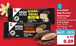 Kaufland K-classic high-protein-quarkriegel vanille Angebot