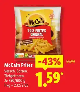 Lidl Mccain frites Angebot