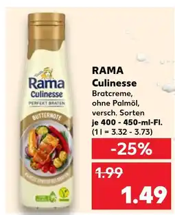 Kaufland Rama culinesse Angebot