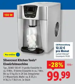 Lidl Silvercrest kitchen tools eiswürfelmaschine Angebot
