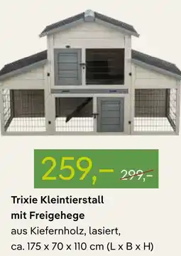 Pflanzen Kölle Trixie kleintierstall mit freigehege Angebot