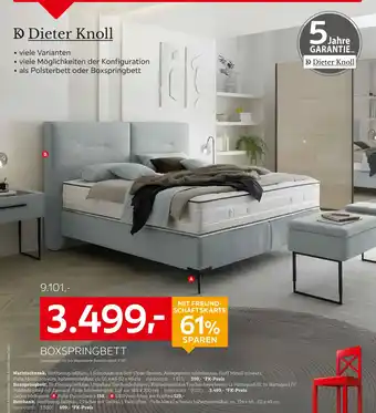 Dieter knoll boxspringbett